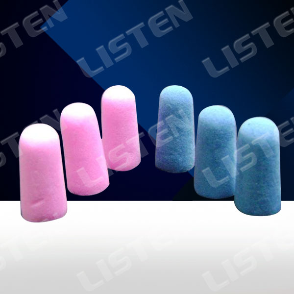 Polyurethane earplugs slow rebound combination of materials